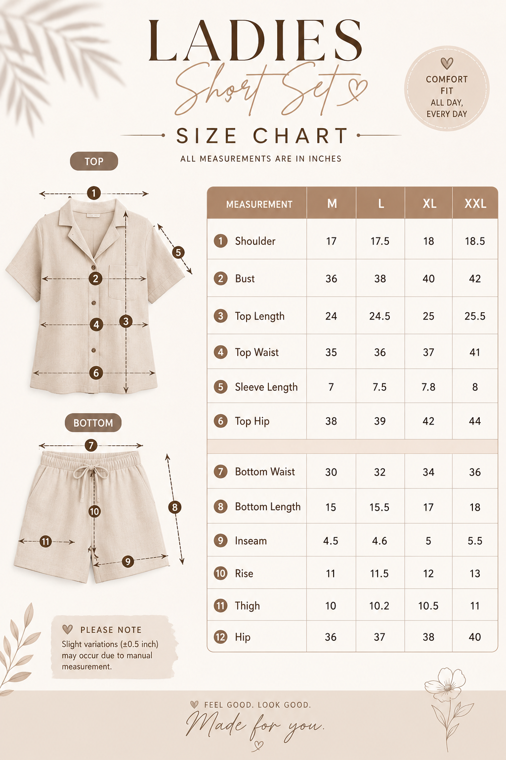 Camey Women’s Shorts Nightwear Set | Printed T-Shirt & Shorts | Soft Summer Sleepwear for Ladies & Girls