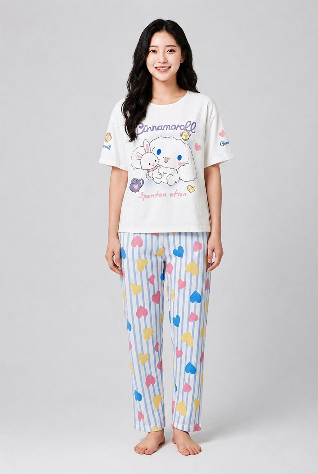 Women 100% Cotton Night Suit | Soft Breathable Sleepwear with Half Sleeve Top & Full Length Pyjama Set