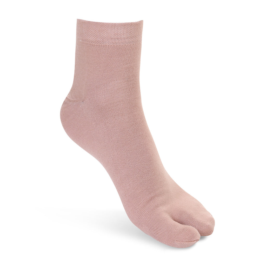 Women's Cotton Spandex Thumb Fawn Socks, Set of 3