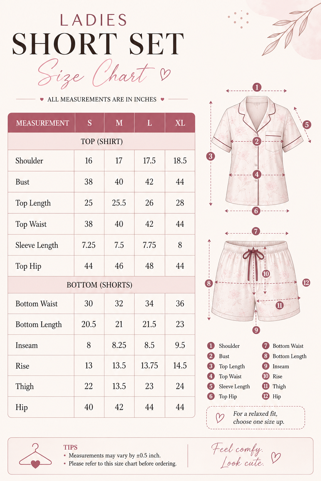Camey Women’s Short Nightwear Set | Soft Printed Top & Knee-Length Shorts | Breathable Summer Sleepwear for Ladies