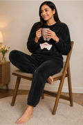 Camey Women Printed Winter Full Sleeve Top and Pajama Set