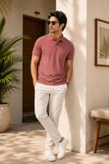Men's Polo T-Shirt | Regular Fit Matty Fabric T-Shirt | Half Sleeve Collar Neck Polo T-Shirt for Men with Chest Pocket