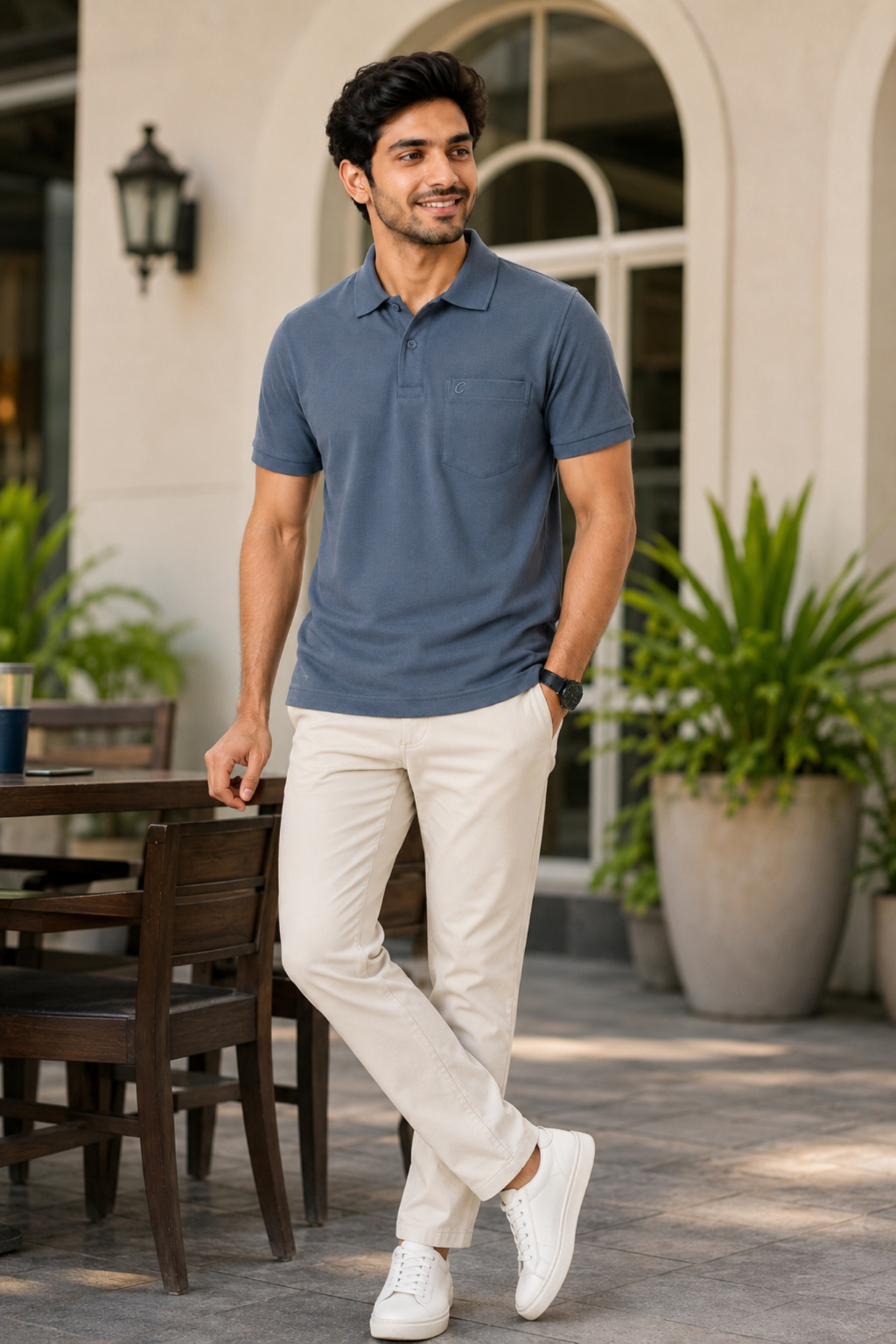 Men's Polo T-Shirt | Regular Fit Matty Fabric T-Shirt | Half Sleeve Collar Neck Polo T-Shirt for Men with Chest Pocket