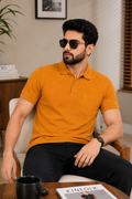 Men's Polo T-Shirt | Regular Fit Matty Fabric | Half Sleeve Collar Neck Casual Polo Tee with Chest Pocket | T-Shirt for Men