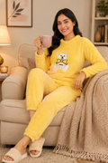 Camey Women Printed Winter Full Sleeve Top and Pajama Set