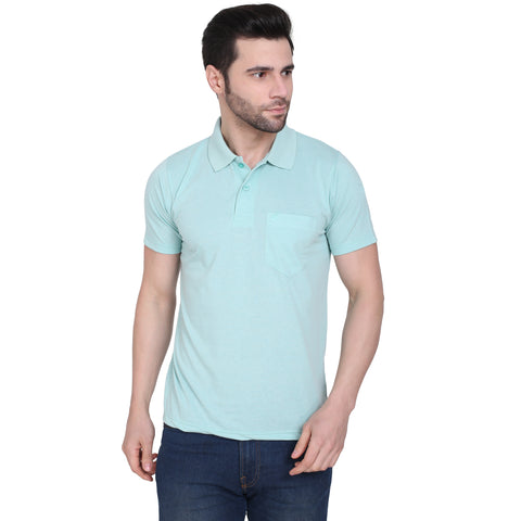 Mens Half Sleeve Plain Polo Tshirt - Camey Shop