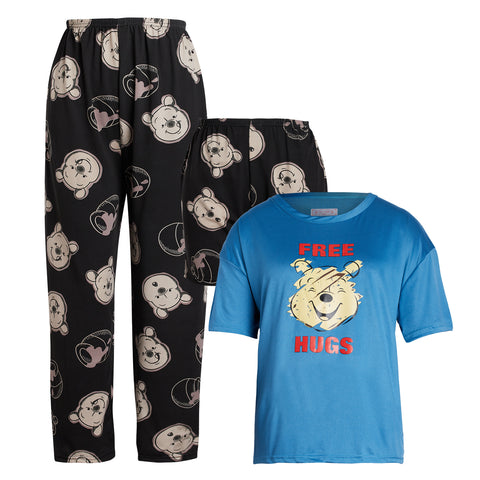 Print Me Pretty 3 Piece Set-Top, Pyjama & Shorts - Camey Shop