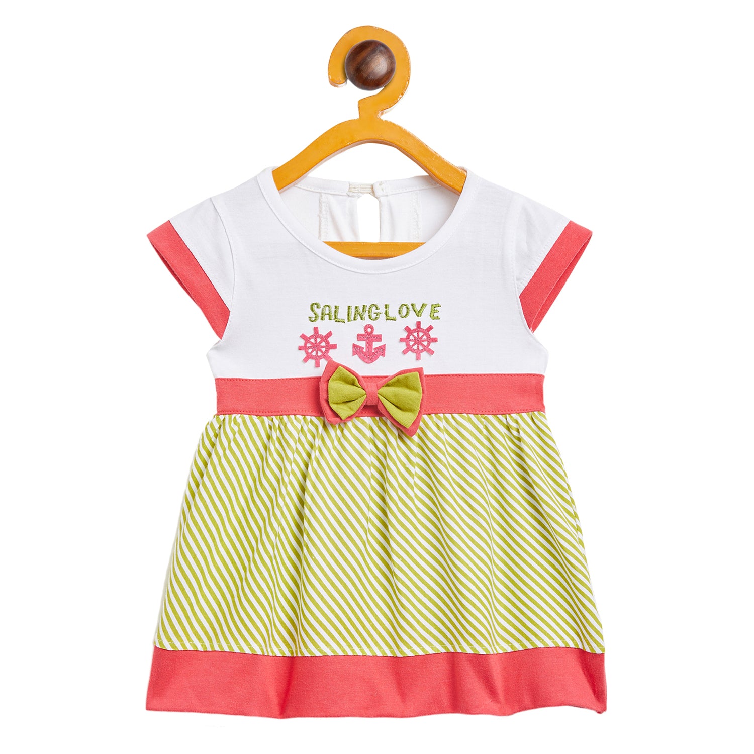 Girls Printed Cotton A-Line Dress/Frock - Camey Shop