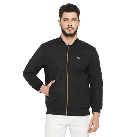 Camey Men's Reversible Regular Fit Bomber Jacket For Winter Wear - Camey Shop