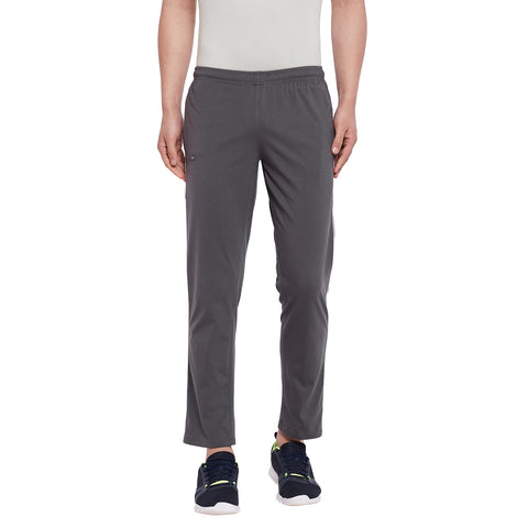 Men Cotton Dark Grey Casual Pajamas with Side Pocket |Sports,Gym, Workout Pant - Camey Shop