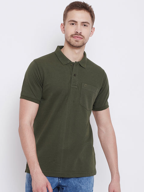 Camey Men's Cotton Matte Polo Collar T-Shirt - Camey Shop