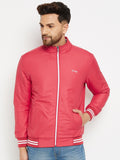 Mens Red Full Sleeve Zipper Jackets - Camey Shop