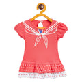 Girls Printed Cotton A-Line Dress/Frock - Camey Shop