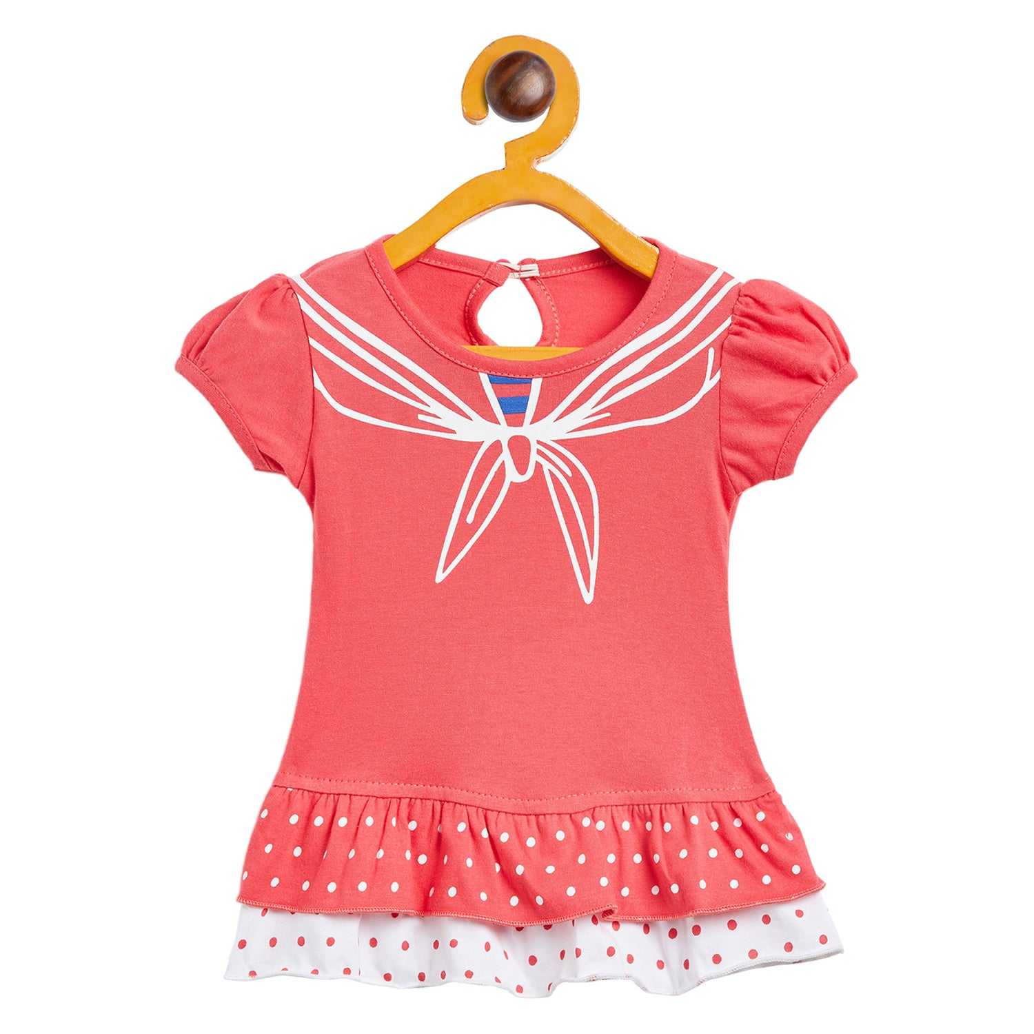 Girls Printed Cotton A-Line Dress/Frock - Camey Shop