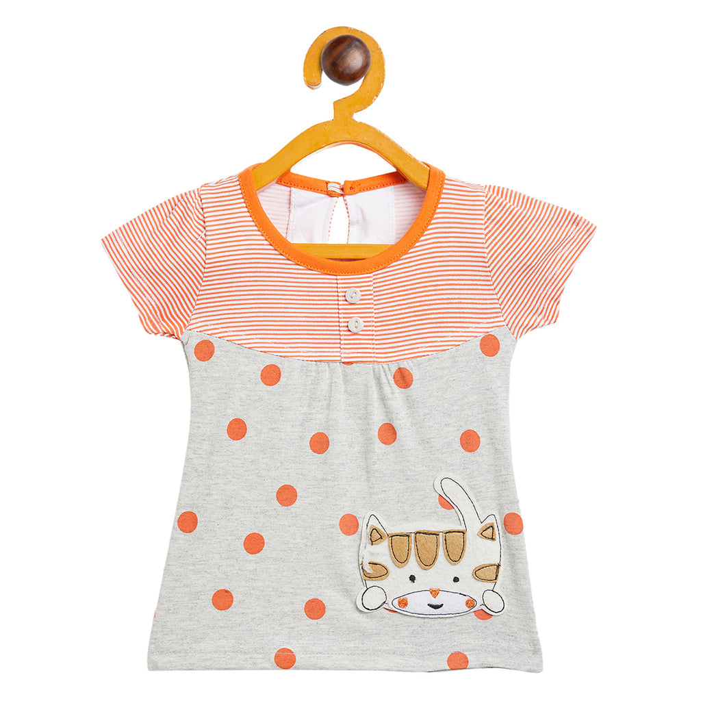 Camey Girls Printed Top With Skirt : Cotton Dress - Camey Shop