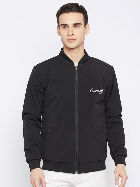 Mens Black Full Sleeve Zipper Jackets - Camey Shop