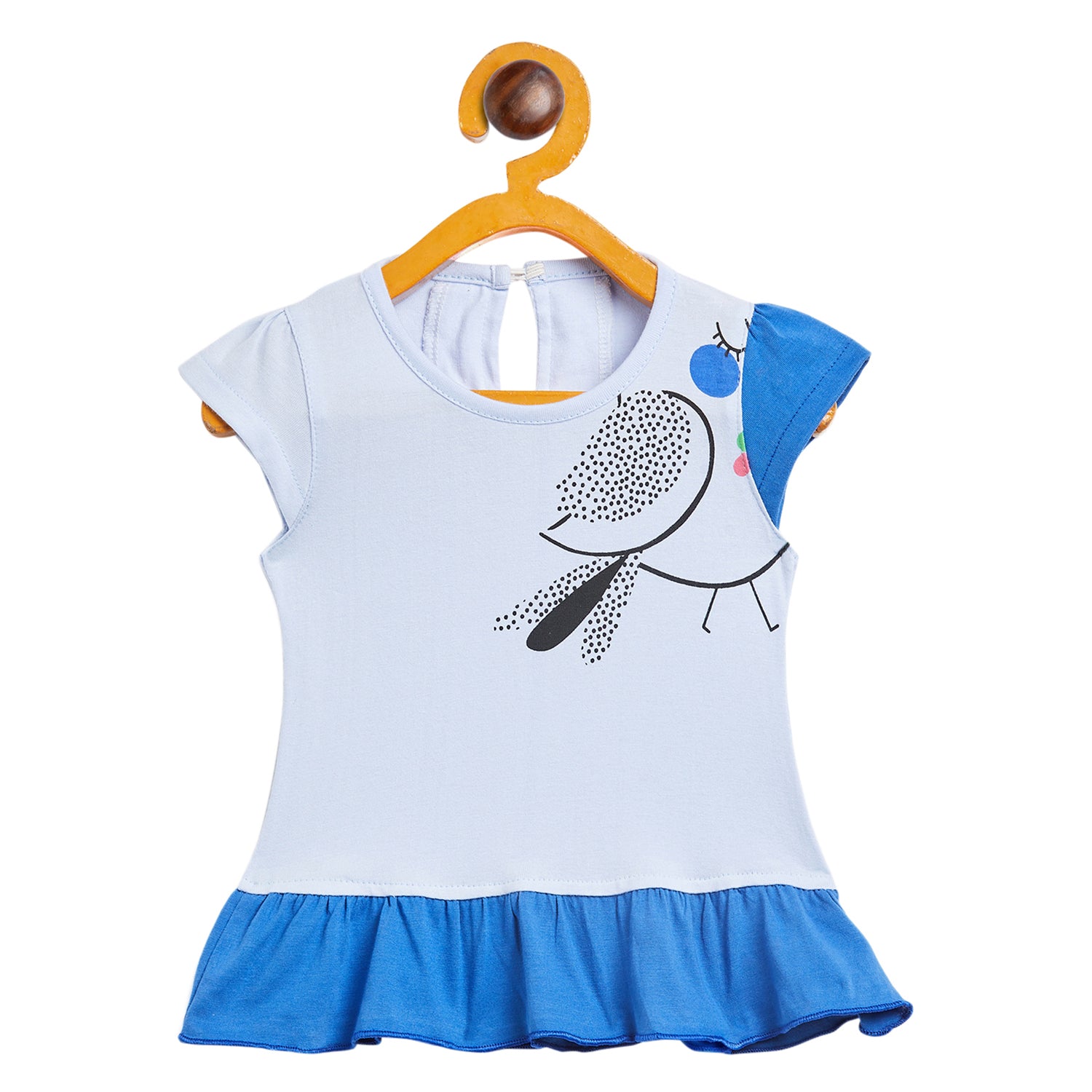 Girls Printed Cotton A-Line Dress/Frock - Camey Shop