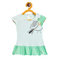 Girls Printed Cotton A-Line Dress/Frock - Camey Shop