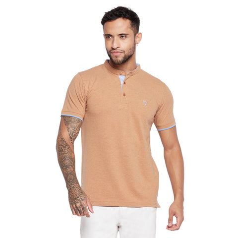 Camey Men's henley Neck T-Shirt - Camey Shop