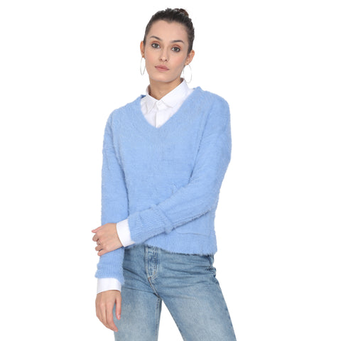 CAMEY Women Woolen v-Neck Sweater - Camey Shop
