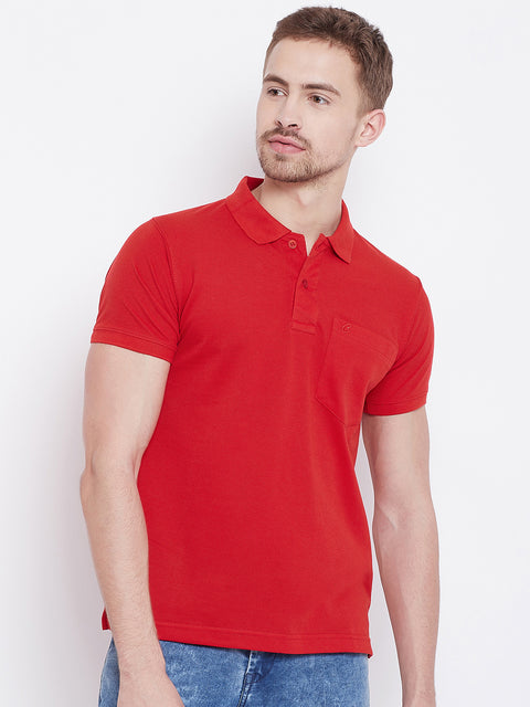 Camey Men's Cotton Matte Polo Collar T-Shirt - Camey Shop