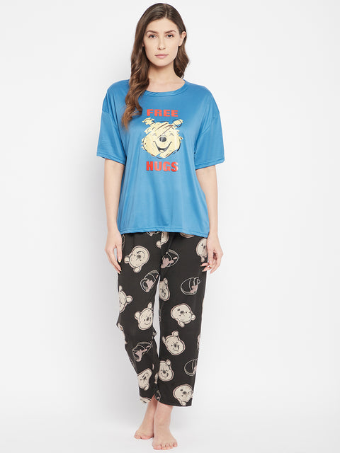 Print Me Pretty 3 Piece Set-Top, Pyjama & Shorts - Camey Shop