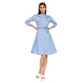 Camey Women Striped Cotton Shirt Mini Dress - Camey Shop