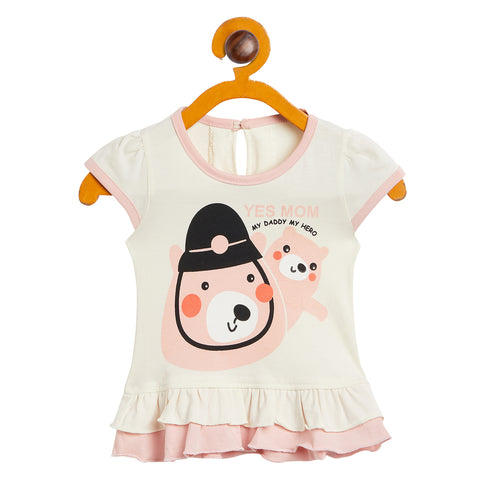 Girls Printed Cotton A-Line Dress/Frock - Camey Shop