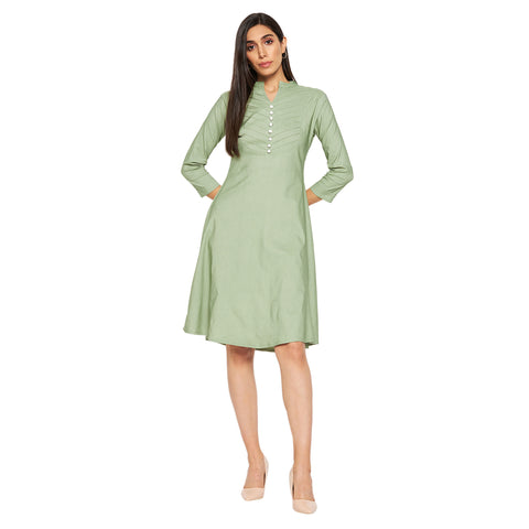 Camey Women Striped Cotton Shirt Mini Dress - Camey Shop
