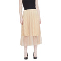 Camey Women Self Design A-line Beige Skirt - Camey Shop