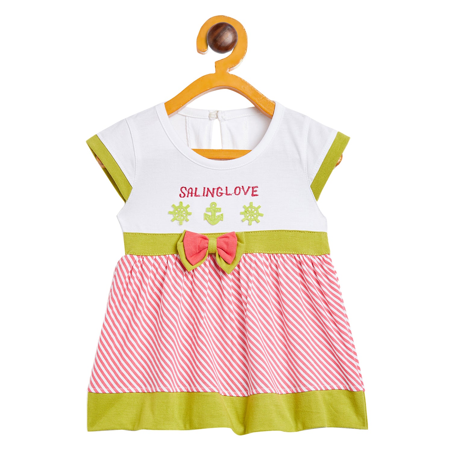 Girls Printed Cotton A-Line Dress/Frock - Camey Shop