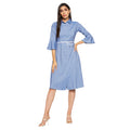 Camey Women Striped Cotton Shirt Mini Dress - Camey Shop