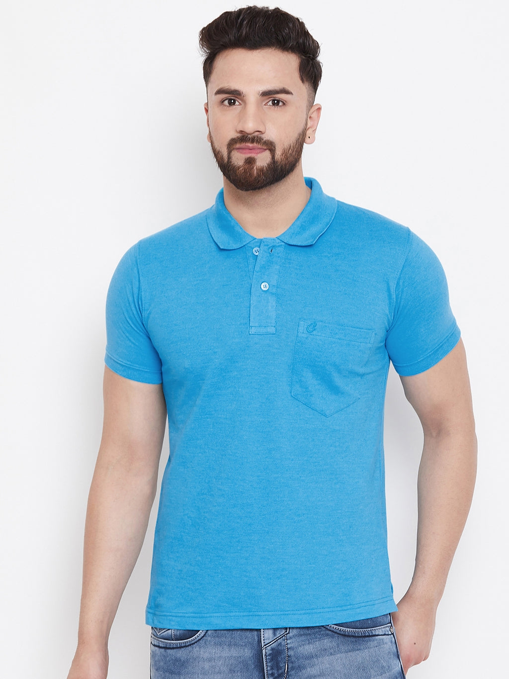 Camey Men's Cotton Matte Polo Collar T-Shirt - Camey Shop