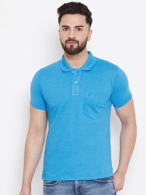 Camey Men's Cotton Matte Polo Collar T-Shirt - Camey Shop