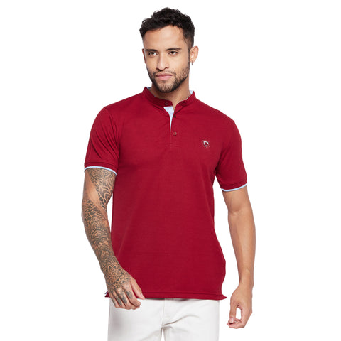 Camey Men's henley Neck T-Shirt - Camey Shop