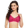 Womens Non Padded Non Wired Solid Full Coverage Rani Colour Bra - Camey Shop