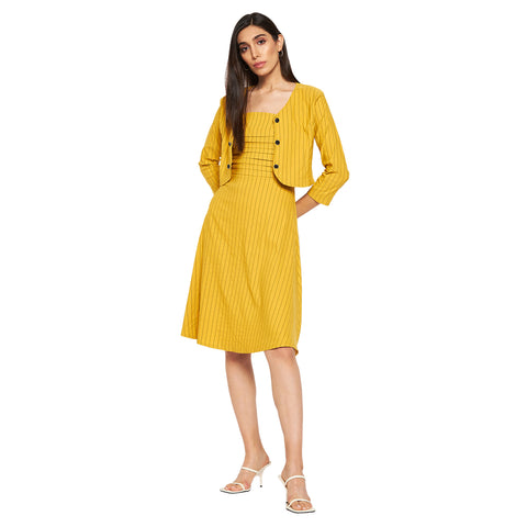 Camey Women Striped Cotton Dress - Camey Shop