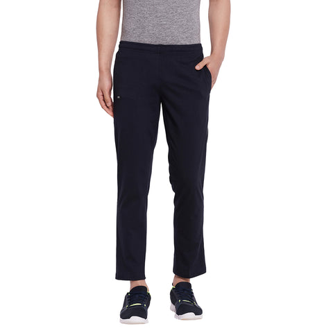 Men Cotton Navy Casual Pajamas with Side Pocket |Sports,Gym, Workout Pant - Camey Shop