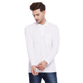 Men's Cotton Matte Full Sleeve Polo Collar T-Shirt