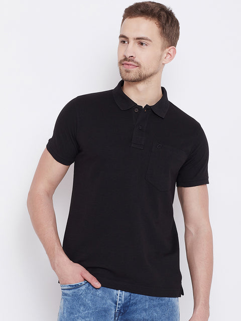 Camey Men's Cotton Matte Polo Collar T-Shirt - Camey Shop