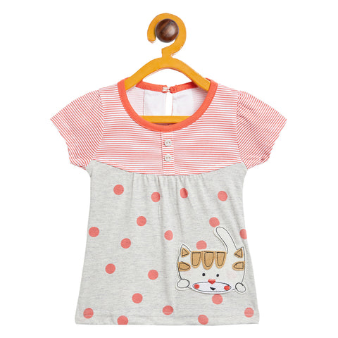 Camey Girls Printed Top With Skirt : Cotton Dress - Camey Shop