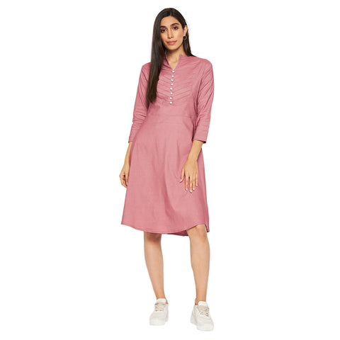 Camey Women Striped Cotton Shirt Mini Dress - Camey Shop