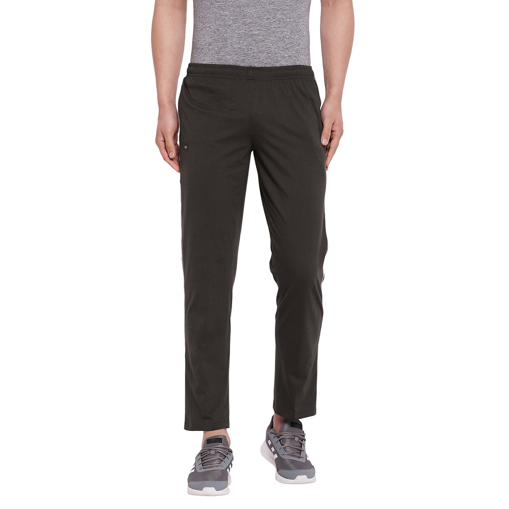 Men Cotton Olive Casual Pajamas with Side Pocket |Sports,Gym, Workout Pant - Camey Shop
