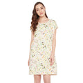 Camey Printed Knee Length Nighty, Loungewear, Nightwear, Sleepwear, Home Wear Short Nighty for Women - Camey Shop