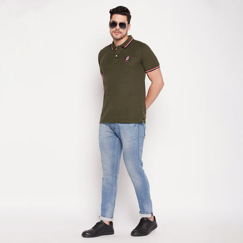 Camey Men's Solid Polo T-Shirt - Camey Shop