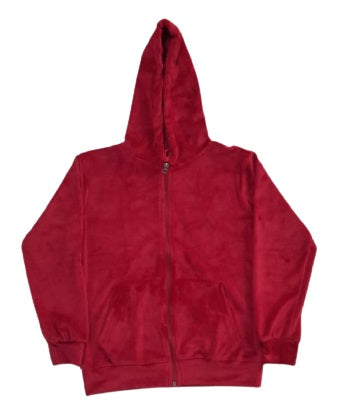kids Velvet Full Sleeves Hooded Winter Wear Night Suit - Camey Shop