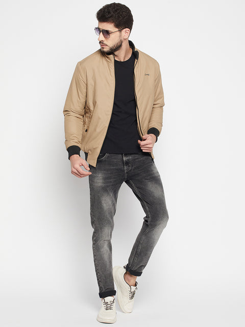 Camey Men's Regular Fit Bomber Jacket For Winter Wear - Camey Shop