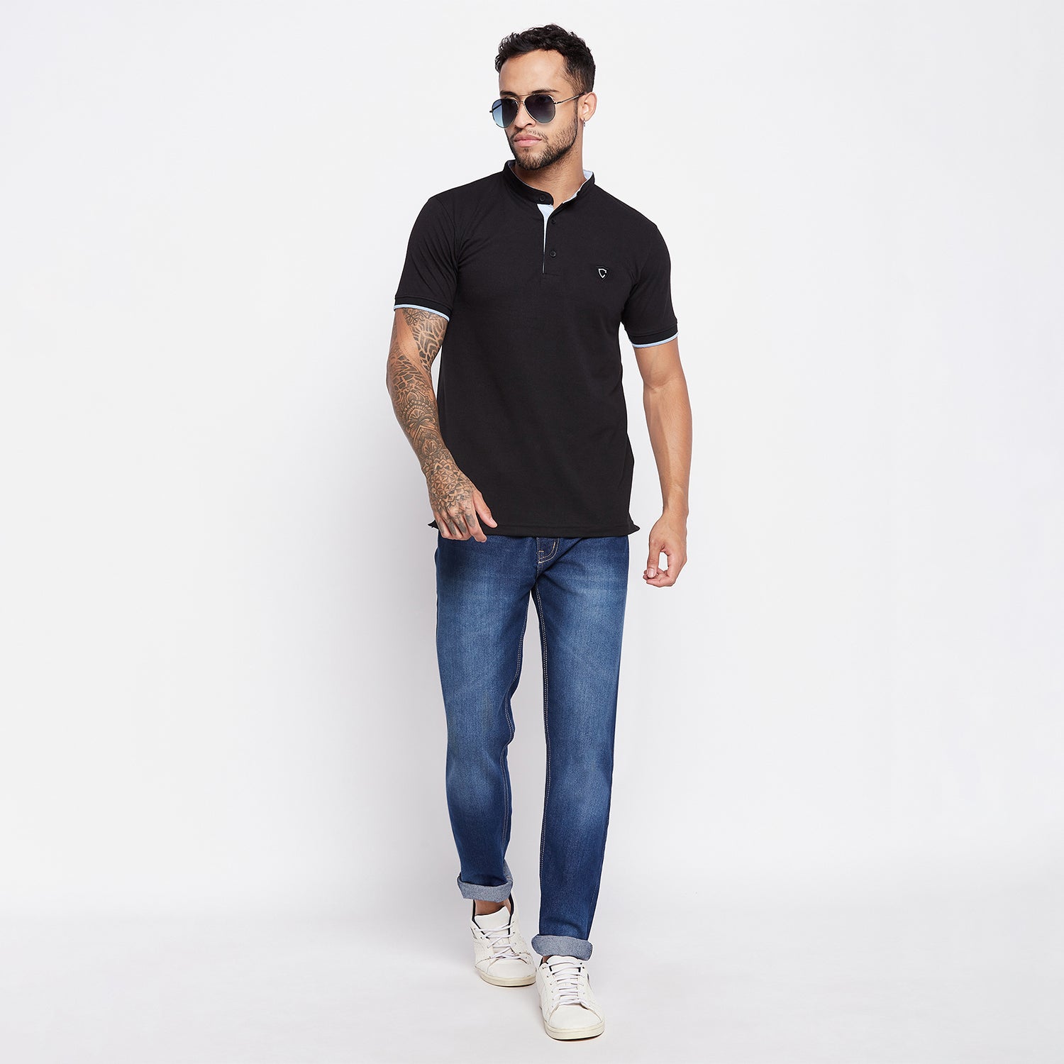 Camey Men's henley Neck T-Shirt - Camey Shop