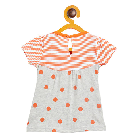 Camey Girls Printed Top With Skirt : Cotton Dress - Camey Shop