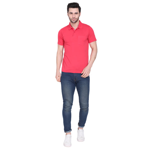 Mens Half Sleeve Plain Polo Tshirt - Camey Shop